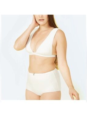 Summersalt High Waist Cream Belted Bikini Bottoms